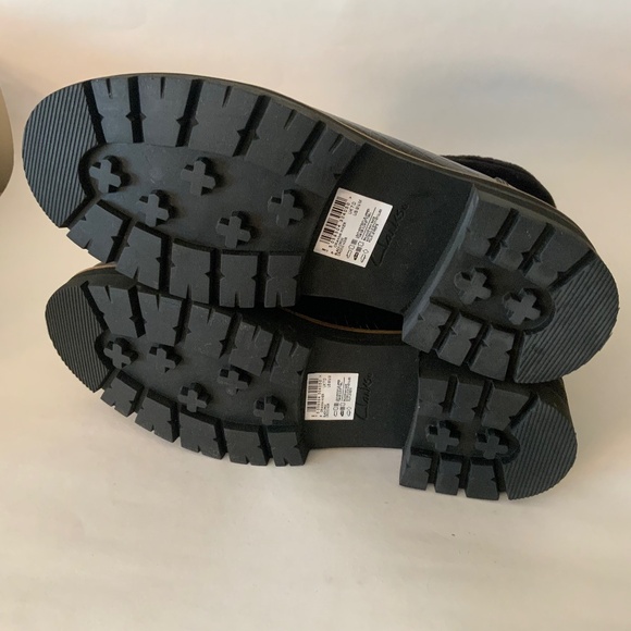 Clarks ORIANNA HIKER Black Leather Lace Up Hiking Winter Boots Ankle Booties 9.5 - Picture 16 of 16